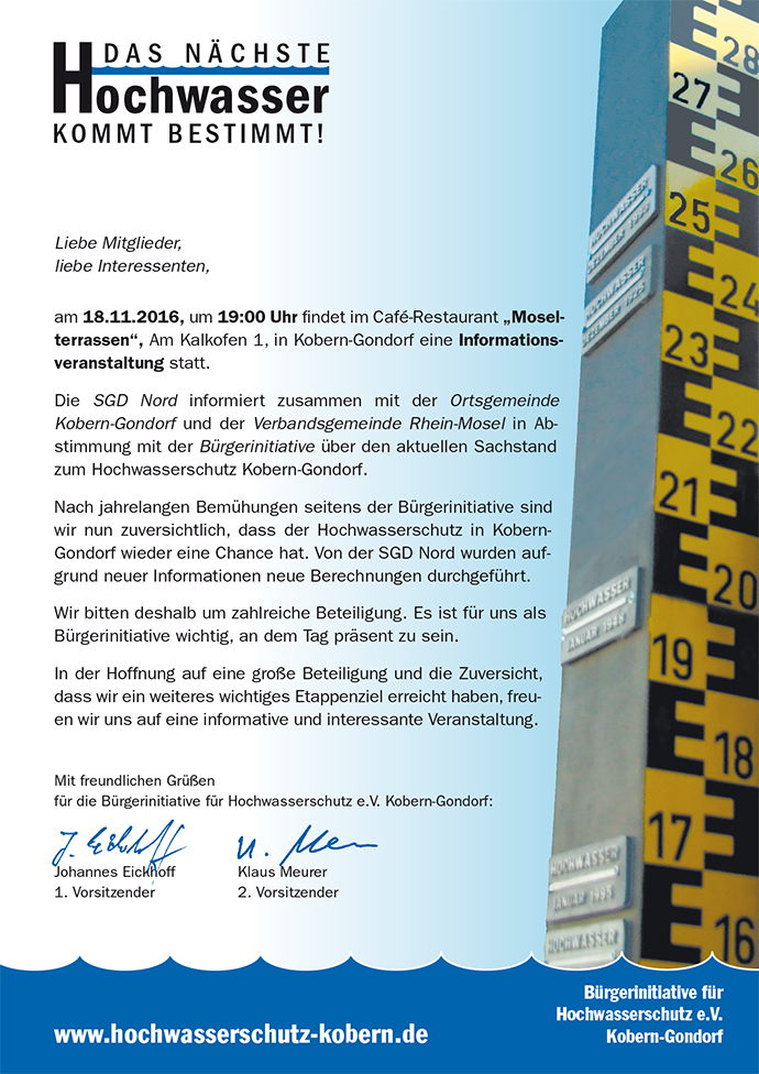 Flyer 2016 – Einladung Infoveranstaltung 18.11.2016