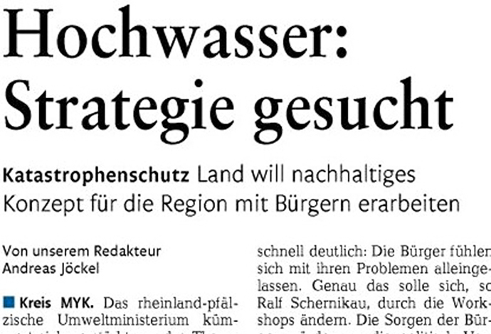 Rhein-Zeitung, 11.09.2012 - Strategie gesucht