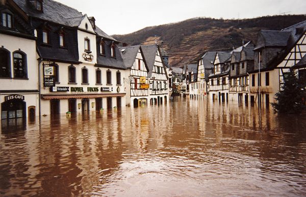 Hochwasser 1993 - Marktplatz