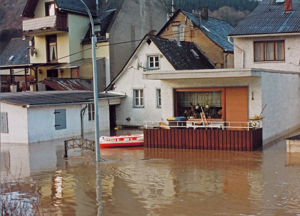Hochwasser 1993 - Moselweg