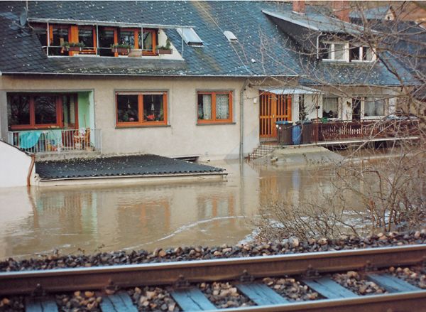 Hochwasser 1993 - Moselweg