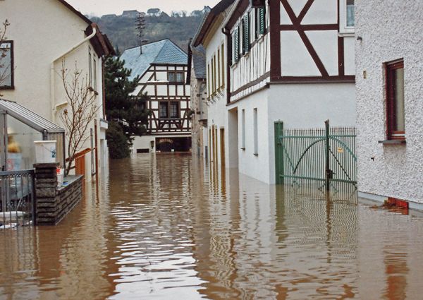 Hochwasser 1993 -Elzerstraße