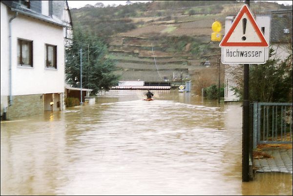 Hochwasser 1993 - Kastorbachstraße
