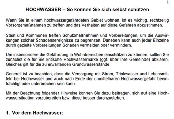 Bild Checkliste Prävention